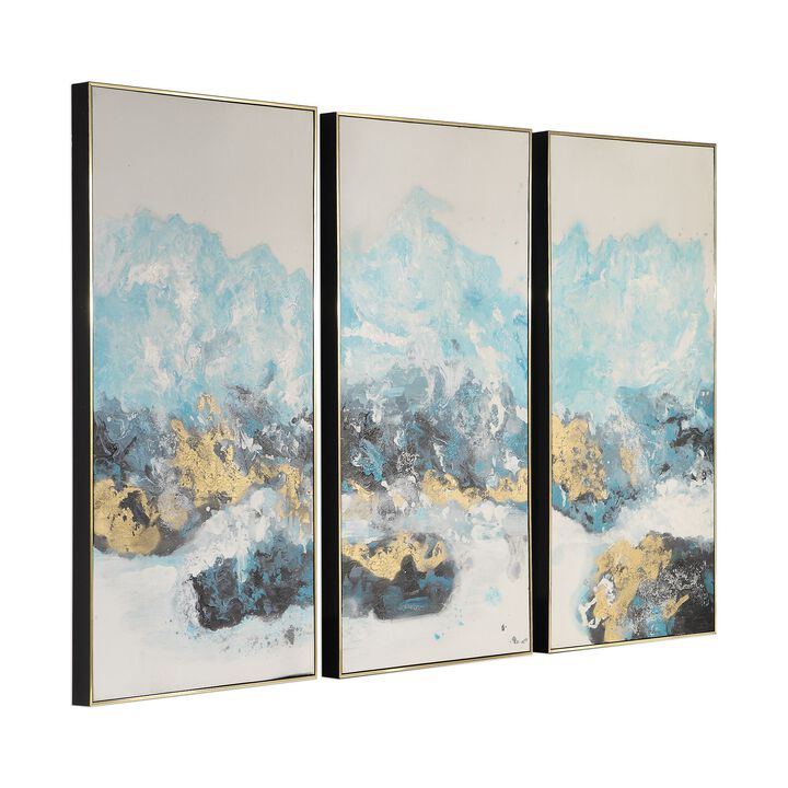 Uttermost Crashing Waves Abstract Art, S/3